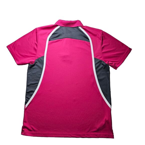 PGA Tour Pro Series Polo Shirt Mens Large Golf Pink Athletic Fit Summer Colorful - Picture 2 of 9